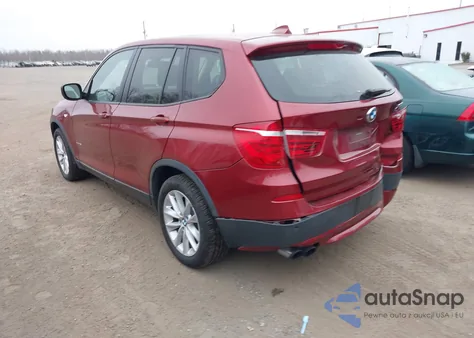 2013 BMW X3 xDrive28I from USA, damaged, VIN 5UXWX9C50D0A16188